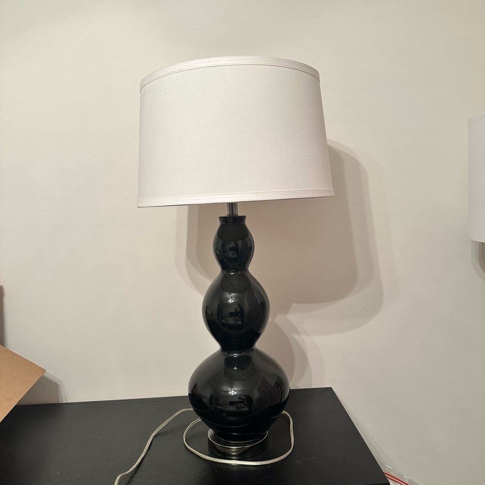 Black and White Table Lamp